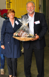 Barbara und Winfried Schütz beim 25-jährigen Jubiläum 2015.