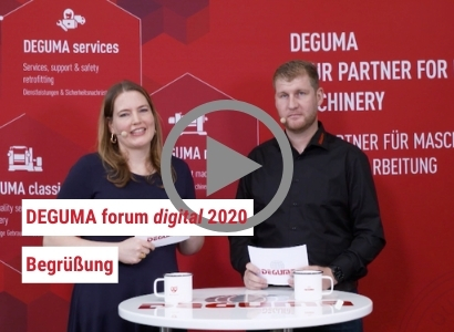 DEGUMA forum digital Begrüßung